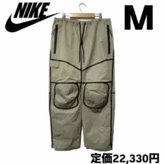 新品 ナイキ テック シリーズ ウーブンパンツ ライトアーミー ブラック M