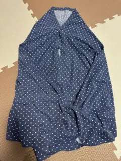 授乳ケープ　ドット柄