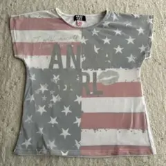 ANAPGIRL アメリカンTシャツ　M(150-160)のサムネイル