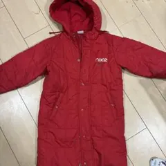 Nike フード付きレッドダウンコート