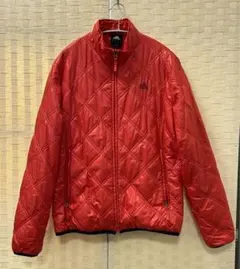 adidas 中綿ダウンジャケット　キルティングジャケット M（日本サイズ）　赤