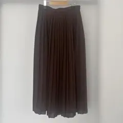 UNIQLO フレアロングスカート 茶色系 Mサイズ