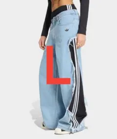 adidas ADILENIUM 5.0 デコンストラクテッド デニムパンツ - メルカリ