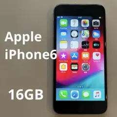 Apple iPhone 6 スペースグレー 16GB