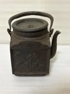 2135  龍文堂　鉄瓶　茶道具　時代物 2135 龍文堂 鉄瓶 茶道具 時代物 - メルカリ