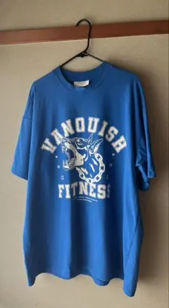 VANQUISH フィットネス Tシャツ 青