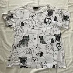 犬柄 Tシャツ