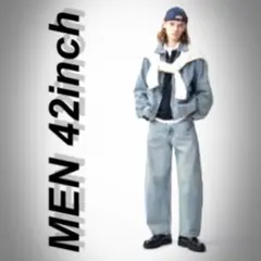 GU バレルレッグジーンズ