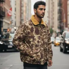 70s-80s ダックハンターカモハンティングジャケット Lサイズヴィンテージ