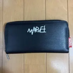 MARVEL ラウンドファスナー長財布 ブラック 子供用