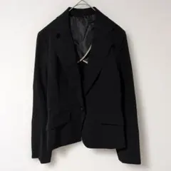 WHITE JOOLA【9R】テーラードジャケット　長袖　フォーマル　ブラック