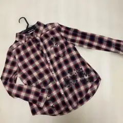 セシルマクビー CECIL McBEE ディズニーコラボ チェック柄 長袖シャツのサムネイル