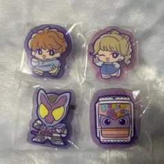 仮面ライダーストア クリップバッジ ショウマ 幸果 ガヴ ポッピングミゴチゾウ