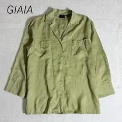 GIAIA/リネン100テーラードジャケット/長袖シャツ/羽織り/訳あり/4のサムネイル