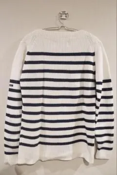 ロンハーマン　白とネイビー　ボーダーセーター　フランス製