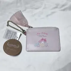 新品未使用 サンリオキャラクター パス付きコインケース マイメロディ