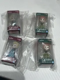 Qposket ミニチュアコレクション3 エルサ＆アナ 4点セット