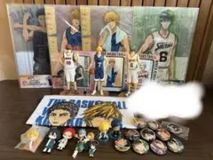 黒子のバスケ グッズ まとめ売り クリアファイル フィギュア 缶バッジ等