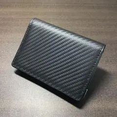 【大人気！】名刺入れ カード入れ ブラック 黒 レッド 赤のサムネイル