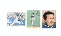 プロ野球カード　大洋ホエールズ　斉藤明夫　3枚セット