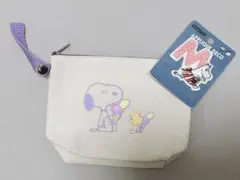 東京ラスク×PEANUTS コラボ　スヌーピー　ポーチ&ムーミン ステッカーのサムネイル