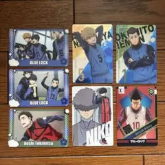 ブルーロック　カード　潔世一　蜂楽廻　國神錬介　馬狼照英　我牙丸吟　二子一揮