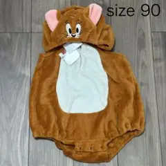 新品未使用　トムとジェリー　ジェリー着ぐるみロンパース 90