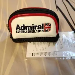 新品 アドミラルゴルフ Admiral ボールポーチ ボールケース エナメルのサムネイル