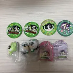 パワーパフガールズ バターカップ バッジ キーホルダー 10.点セット