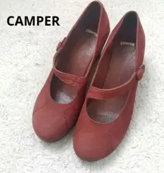 CAMPER 赤 メリージェーンパンプス 37のサムネイル