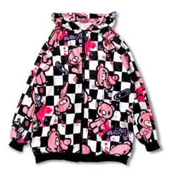 極美品 GLOOMY acdc rag ジップパーカー グルーミー チェック