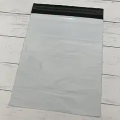 宅配ビニール袋 発送 袋 ホワイト 白100枚 A3 320×460 テープ付き