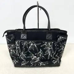 極美品】 イビザ ハンドバッグ トートバッグ 軽量 レザーパッチ 花