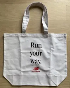 【非売品】new balance Run your way. トートバッグ