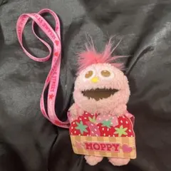 MOPPY パスケースぬいぐるみ ストラップ付き