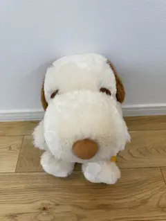 スヌーピー　ぬいぐるみ　約60センチ ホワイト・ブラウン