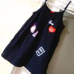 BABYDOLL ノースリーブワンピース ブラックのサムネイル
