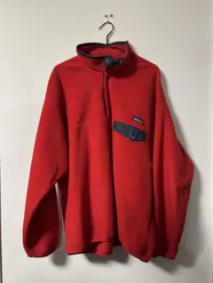 Patagonia レッド 90s シンチラ スナップt
