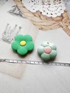 スマホスタンド　お花カッター　グリーンセットのサムネイル