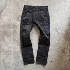 09AW Junya Watanabe Man 立体裁断 カーゴパンツ　ブラックのサムネイル