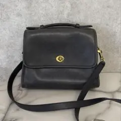 USA製 オールドコーチ ショルダーバッグ 2way ハンドバッグターンロック