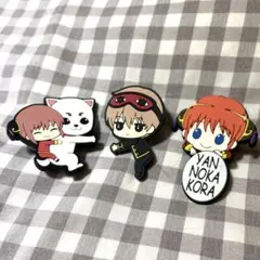 銀魂 神楽 沖田総悟 ぴたきゅんマスコット クリップ ガチャガチャ