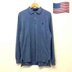 POLO Ralph Lauren L/S ポロシャツ ライトブルー