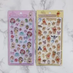 ボンボンドロップシール プリンセス プーさん 第二弾 正規品 2種セット