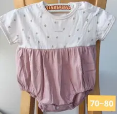 いちご柄ロンパース 70~80