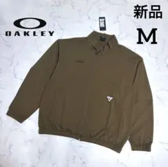新品　OAKLEY メンズ 長袖ジャージジャケット ブラウン　Mサイズ