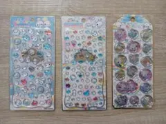 【正規品】ぷくぷくあわわちゃん　シール3種