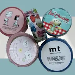 PEANUTS mt マスキングテープ 5個セット㊻のサムネイル