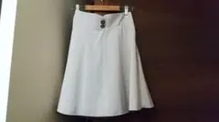 バックレースアップチェック柄フレアスカート