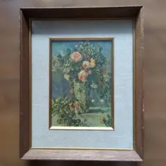 ルドゥーテ ローズ『バラ図譜』複製画 ボタニカルアート 植物画 額装 2